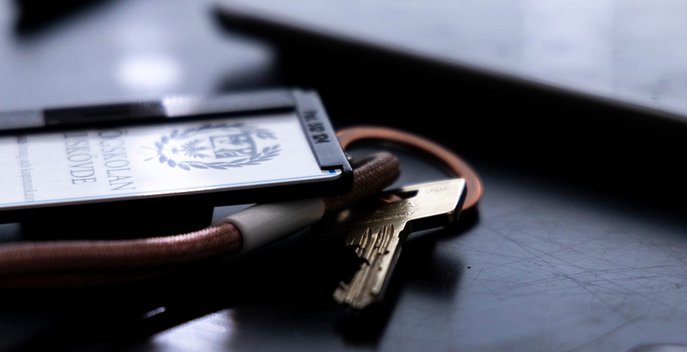 Detaljbild p&aring; nyckelkort