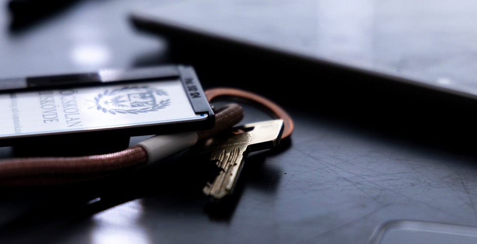 Detaljbild p&aring; nyckelkort